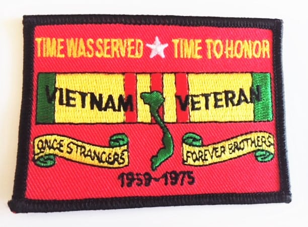 Image of Time Was Served Vietnam Veteran Patch