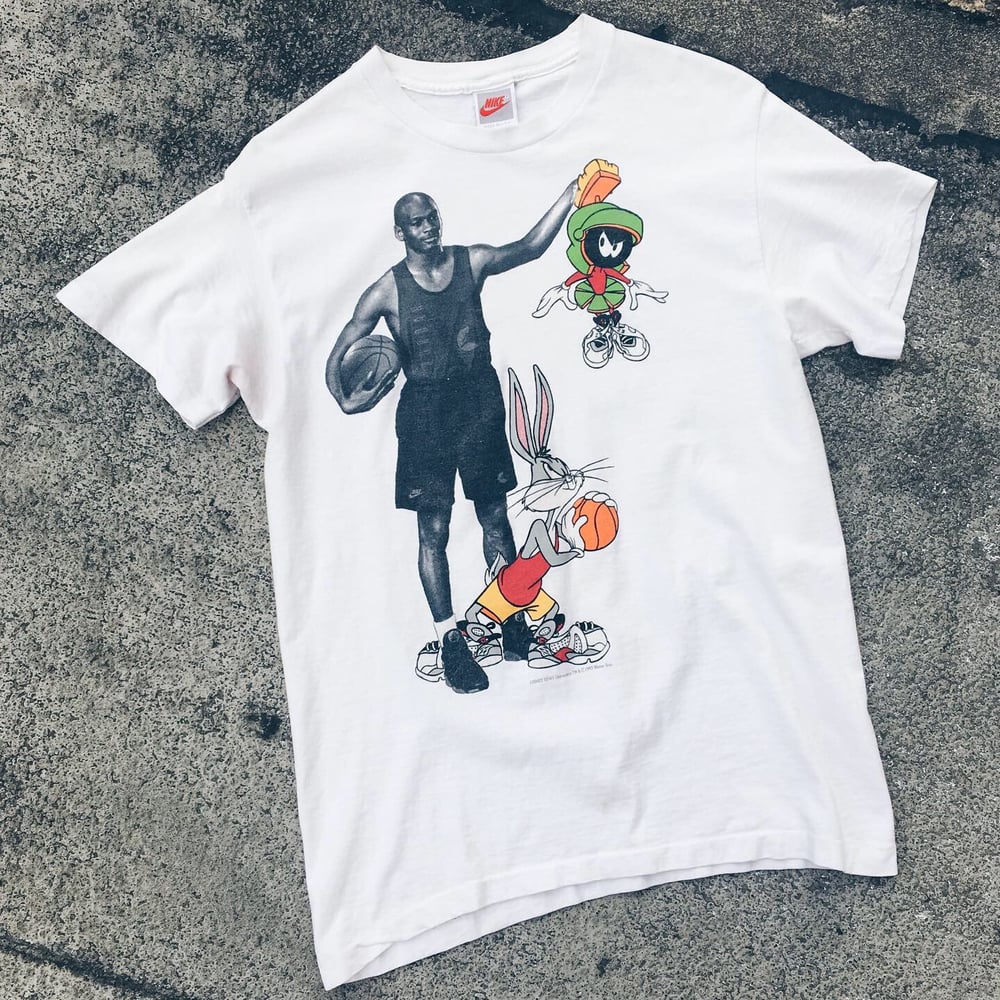 Image of Original 1993 Nike Marvin Jordan Tee (White).