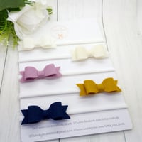 Image 2 of SET OF 5 Bows on Headbands or Clips 