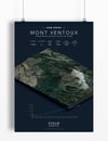 Mont Ventoux KOM series print A4 or A3 - By Graphics Monkey