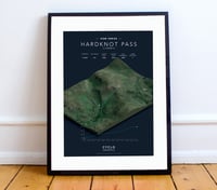 Image 1 of Hardknot Pass KOM series print A4 or A3 - By Graphics Monkey