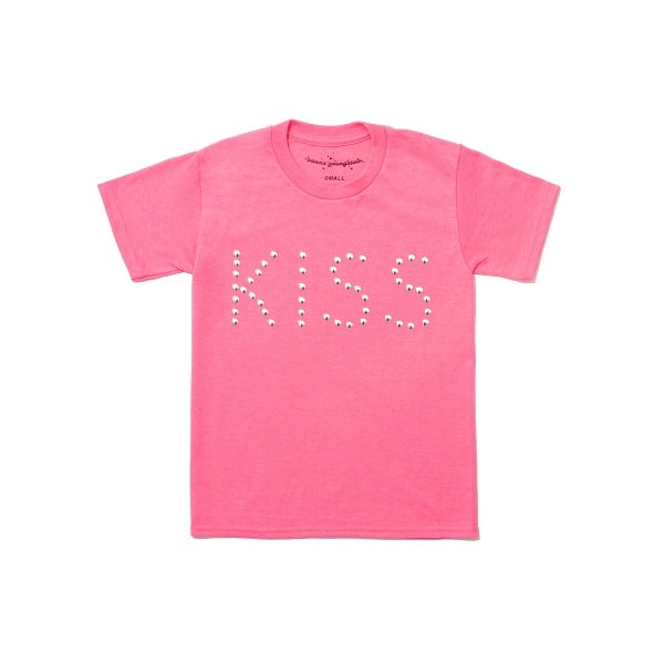 Image of RESTOCK 🩷Studded Kiss Tee 💋Original Pink 