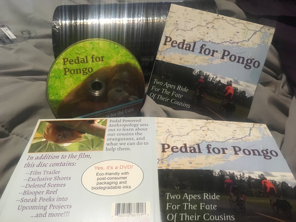 Image of Pedal for Pongo: Two Apes Ride for the Fate of their Cousins