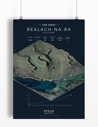 Image 2 of Bealach na Bà KOM series print A4 or A3 - By Graphics Monkey