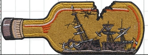 Image of Ship in a bottle V.3 "into the depths"