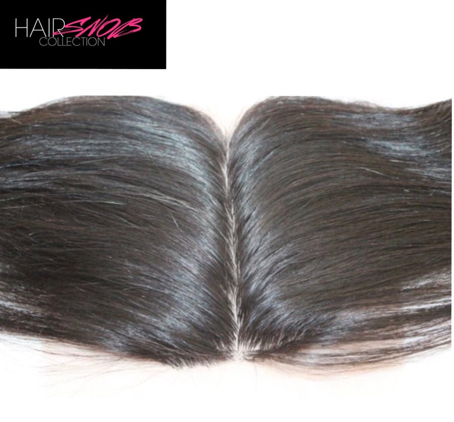 Image of Middle Part Straight HD Lace Closure