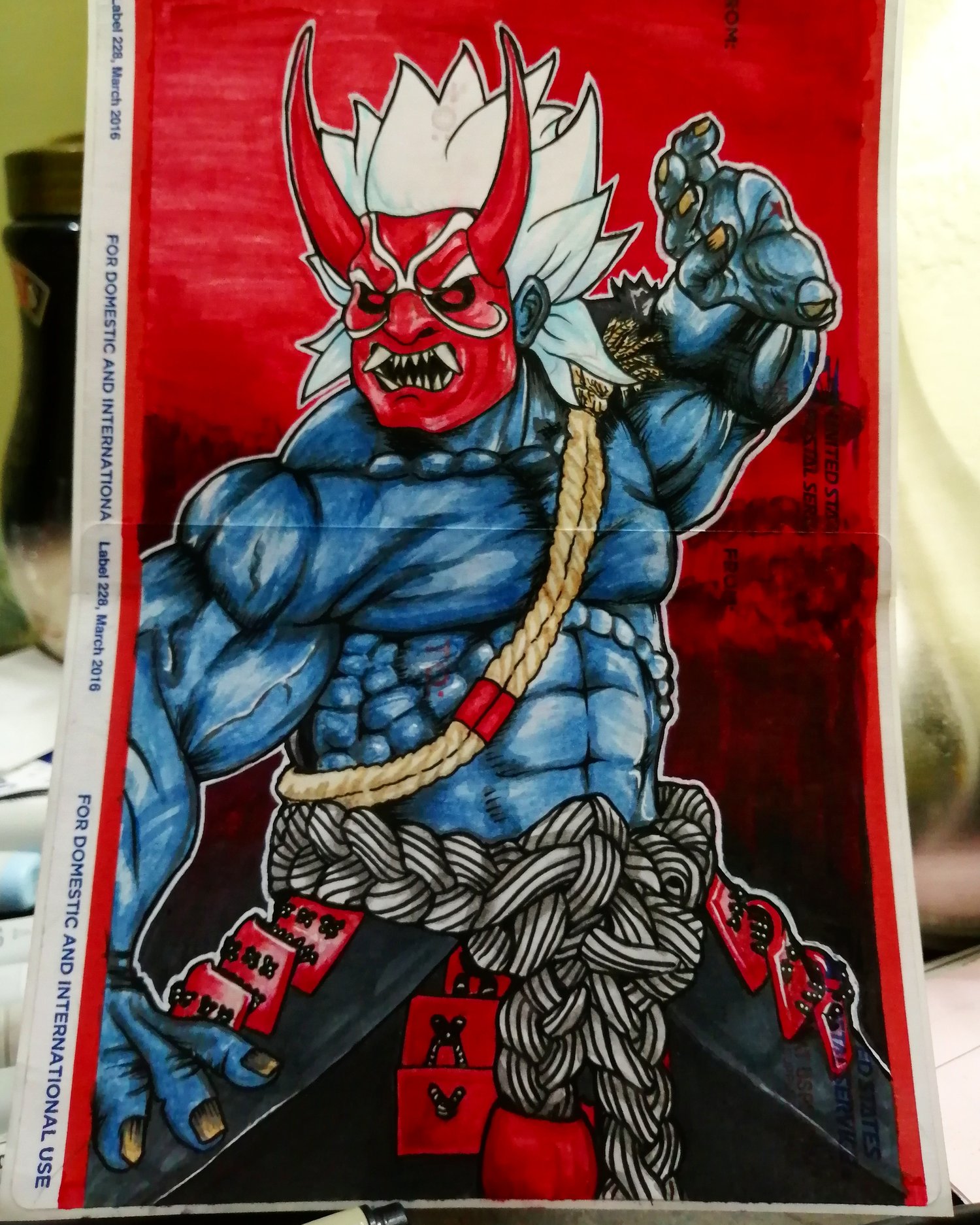 Image of Oni priority label 228