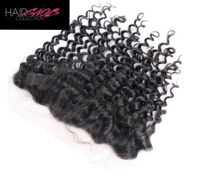 Image of Transparent Lace Deep Wave Frontal