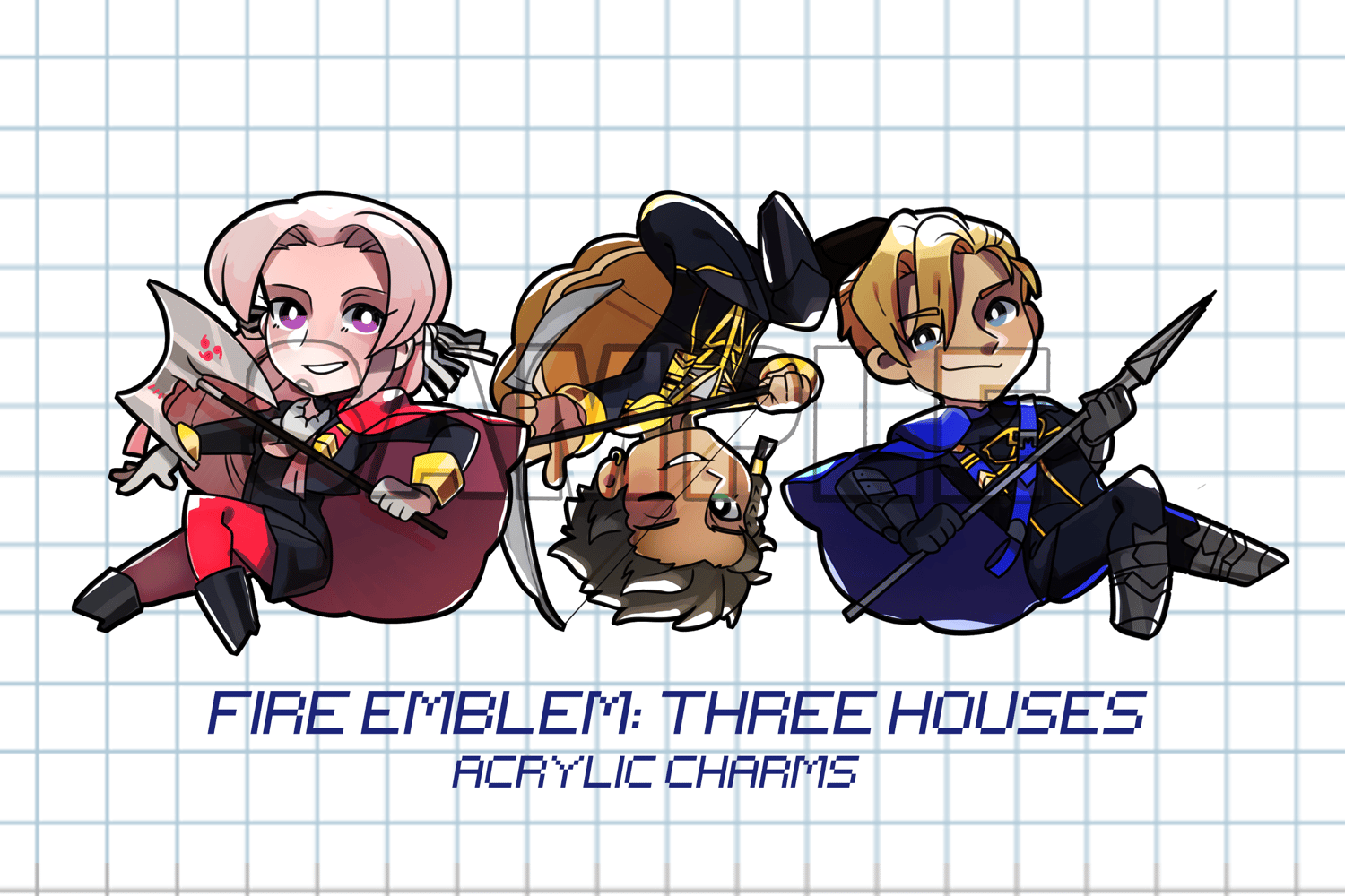 Image of (PREORDER) FE3H ACRYLIC CHARMS