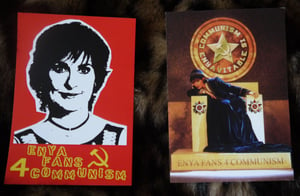 Image of Enya Fans 4 Communism Stickers (7 designs)