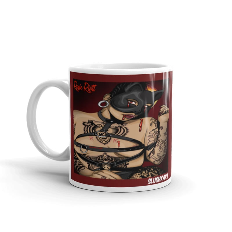 Image of Blood, Leather, and Bondage.. Mug ;)