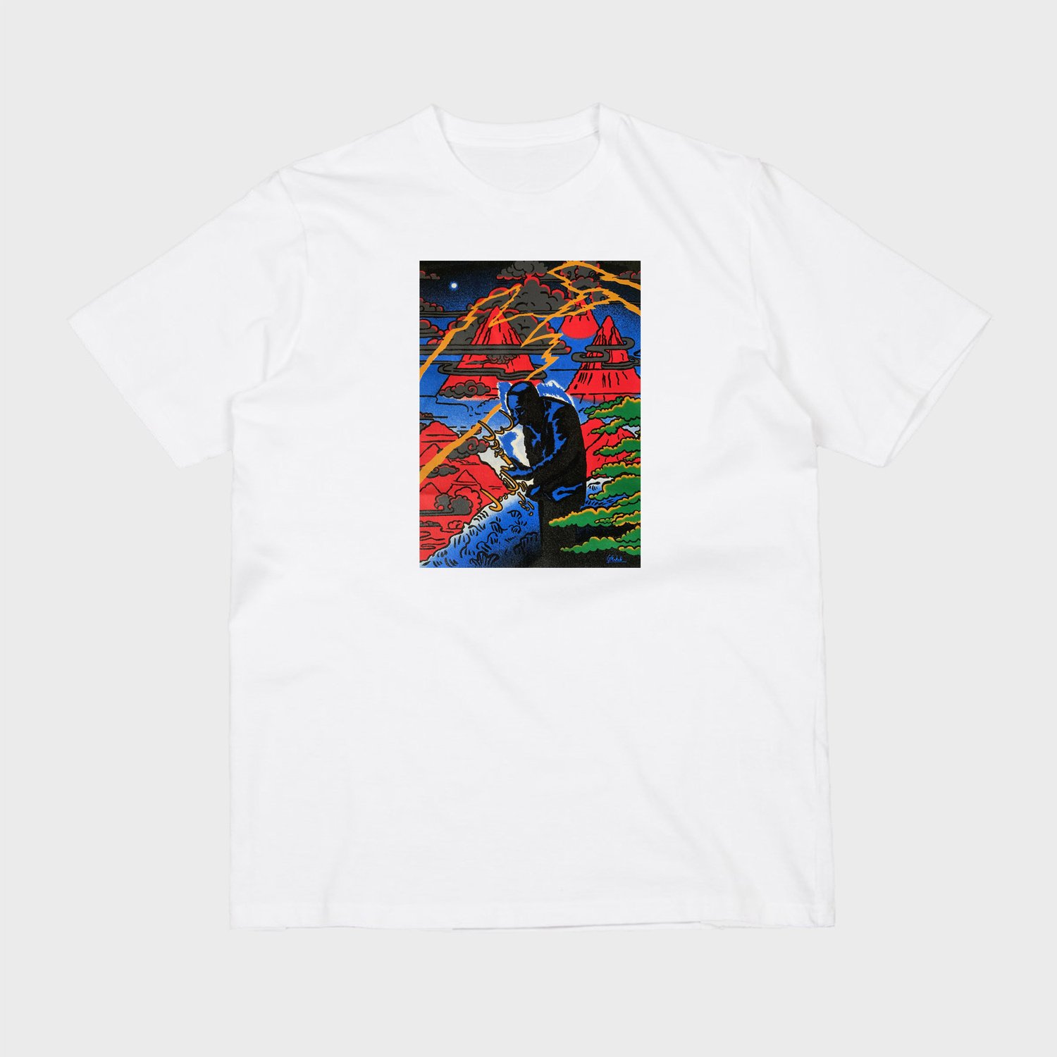 Image of Coltrane (White short sleeve t-shirt)