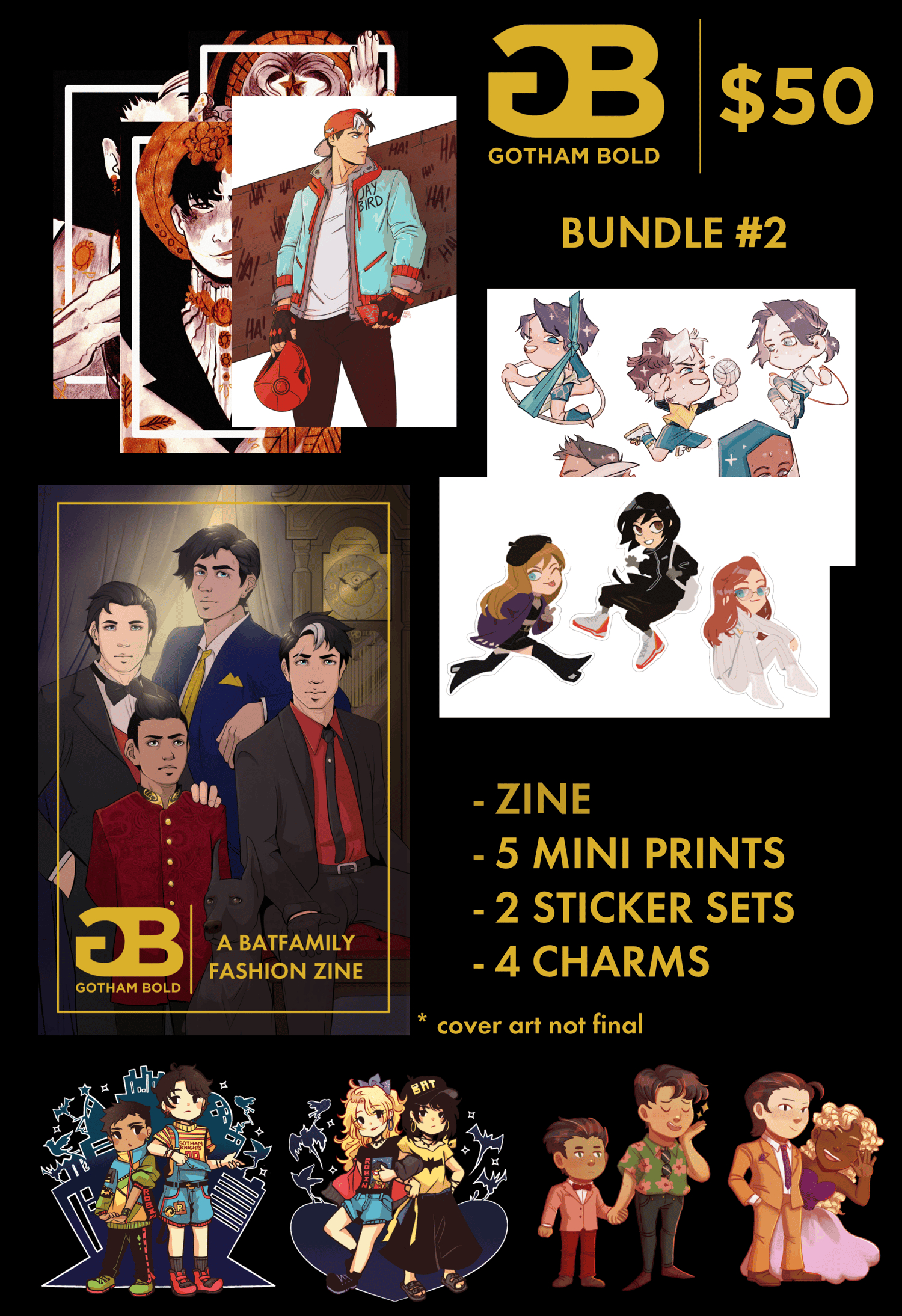 Image of GOTHAM BOLD: BUNDLE #2