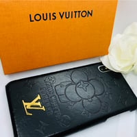 Black LV inspired Hard Shell