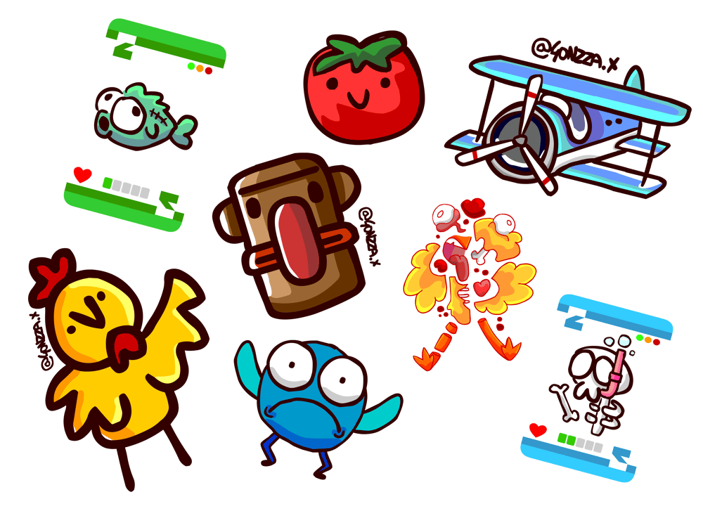 Image of STICKERS PACK2