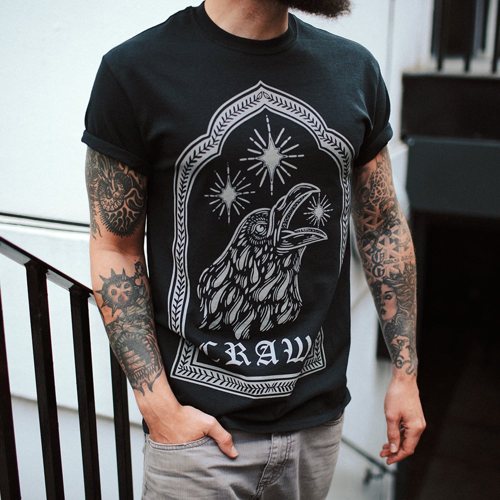 Image of "CRAWE" TEE BLACK