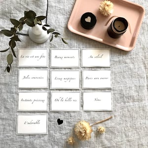 Image of LES ETIQUETTES ornements ,La vie est une fête...