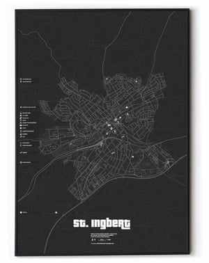 Image of St. Ingbert underground Karte