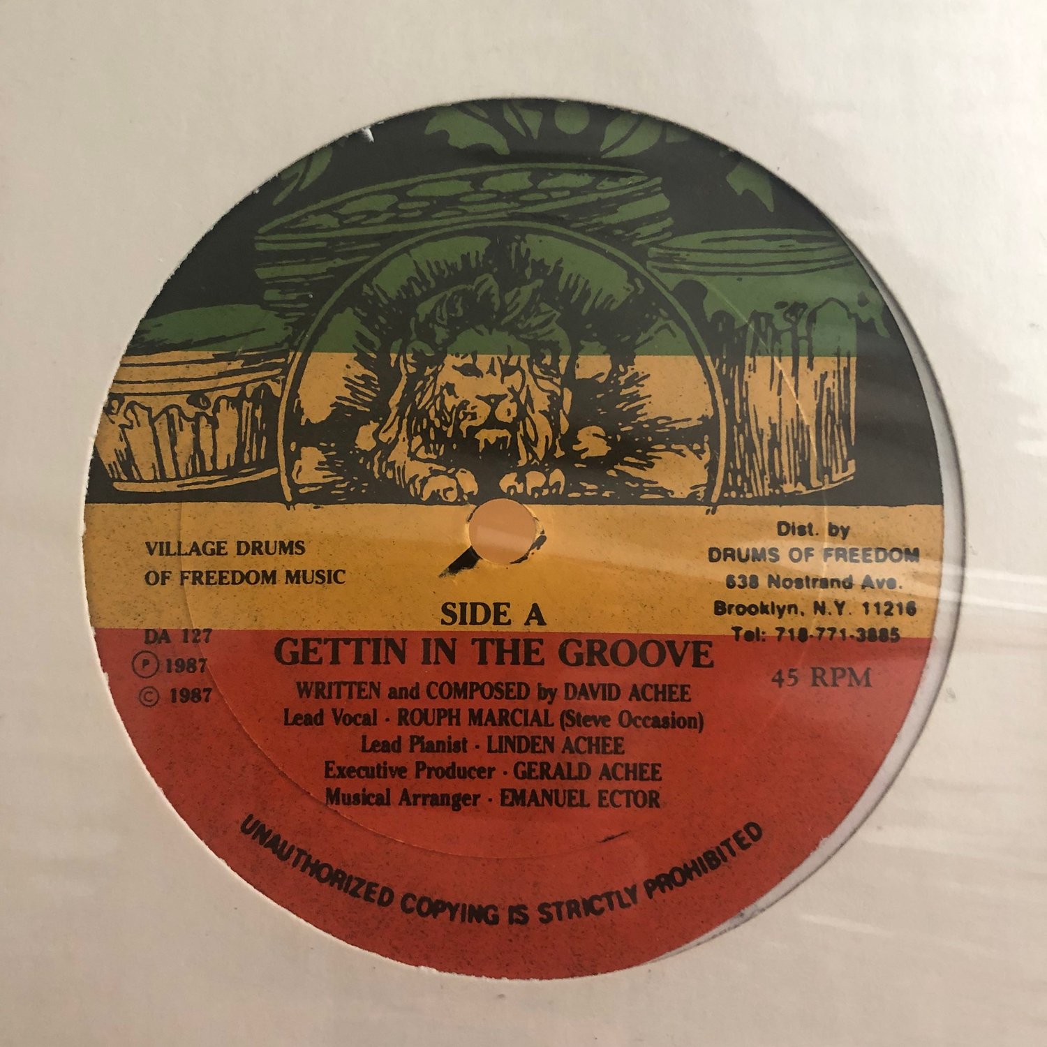 Image of Village Drums Of Freedom ‎– Gettin In The Groove