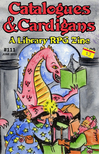 Image of Catalogues & Cardigans: A Library RPG Zine #111