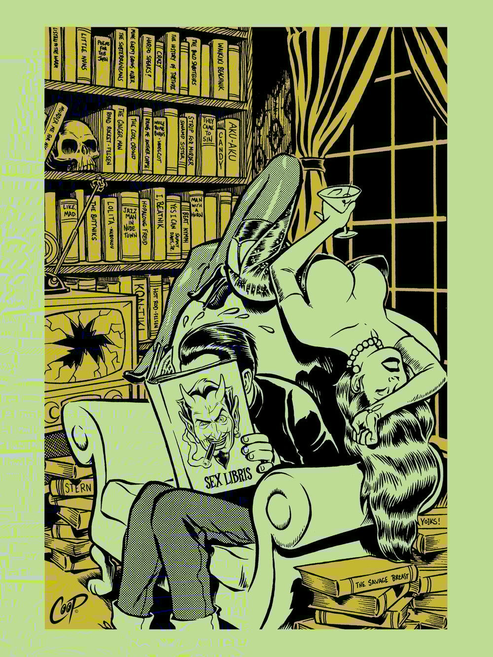 Image of BIBLIOPHILE Silkscreen Print (Almost Sold Out!)