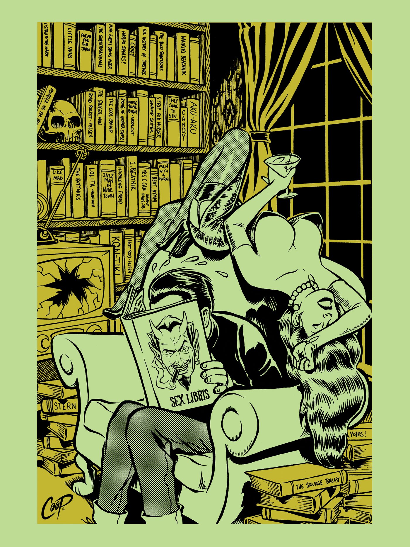 Bibliophile Silkscreen Print Almost Sold Out The Art Of Coop