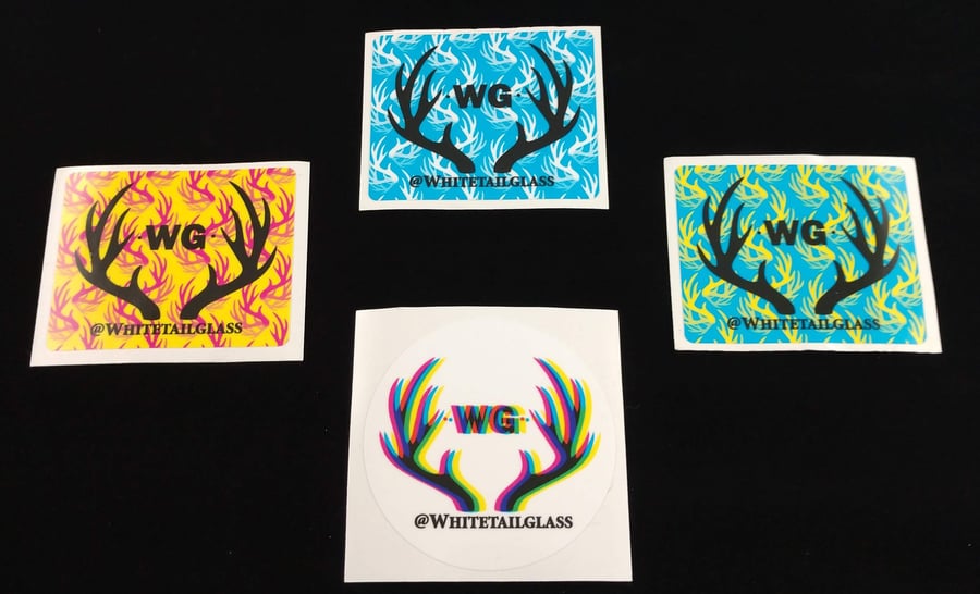 Image of Whitetail Glass Stickers