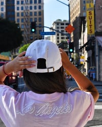 Image 3 of Salmon Pink Lifted logo w/back design