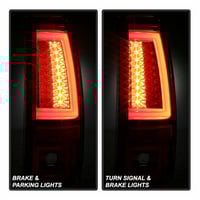 Image 2 of 99-06 Silverado/Sierra LED Taillights C-Style Smoked