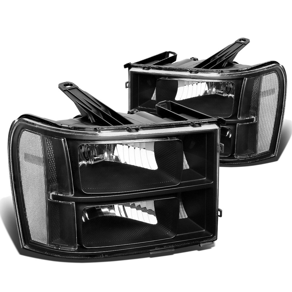 0713 Sierra Black Headlights HID Kitz