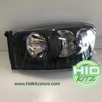 06-08 Dodge Ram Black Headlights 