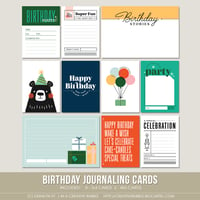 Image 1 of Birthday Journaling Cards (Digital)