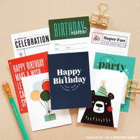 Image 2 of Birthday Journaling Cards (Digital)