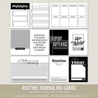 Image 1 of Routine Journaling Cards (Digital)
