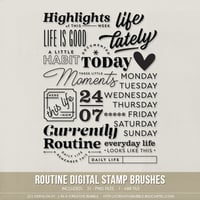 Routine Stamp Brushes (Digital)