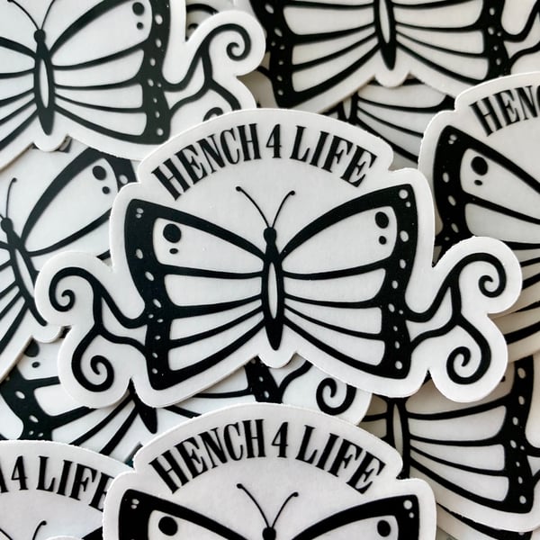 Image of Henchfly Clear Vinyl Stickers
