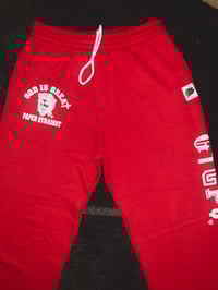 Image 1 of GIGPS RED LETTERMAN LOGO SWEATPANTS (Multi Colors)