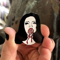 Image 1 of Vampire Girl enamel pin