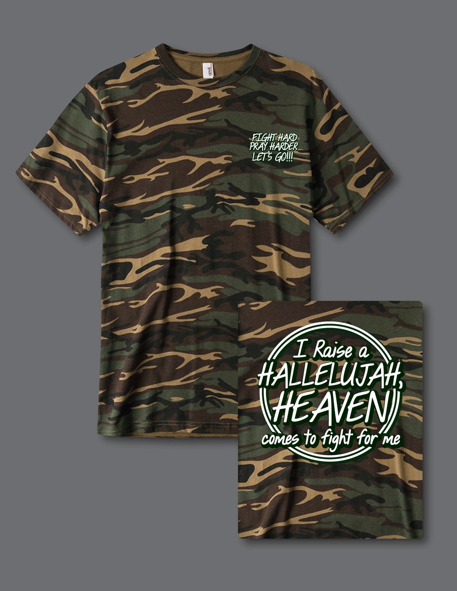 Fight Hard, Pray Harder, Let�s Go!!! (OLIVE BRANCH EYE