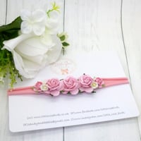 Image 1 of Baby Pink Occasion Flower Headband