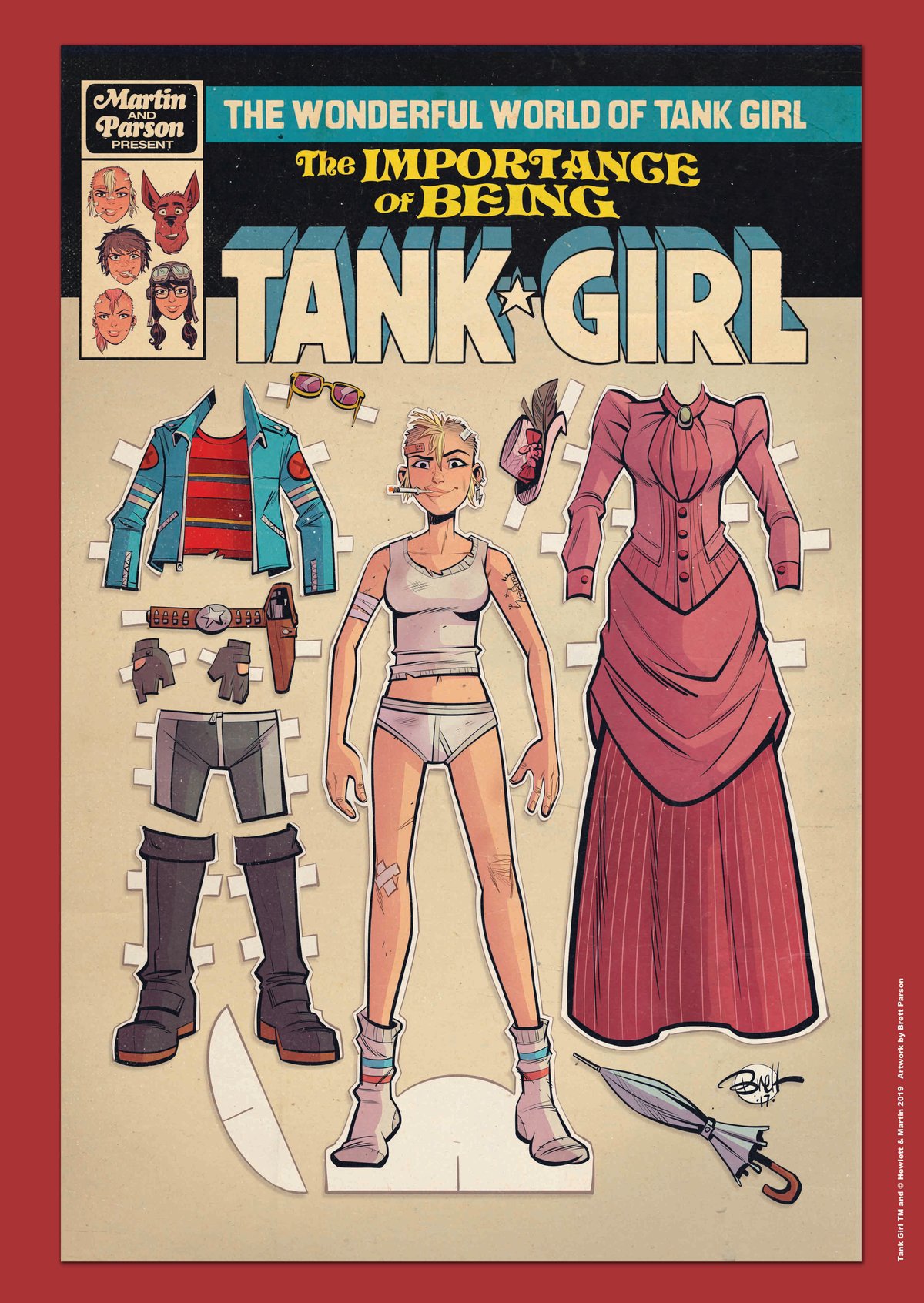 Image of "The Importance of Being Tank Girl" A2 Print - Hand Signed and Numbered with Bonus Print