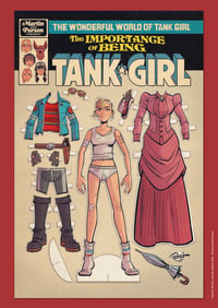 Image 3 of "The Importance of Being Tank Girl" A2 Print - Signed and Numbered with Bonus Print