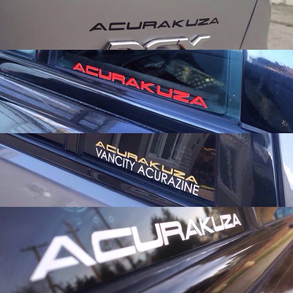 Image of AcuraKuza Sticker