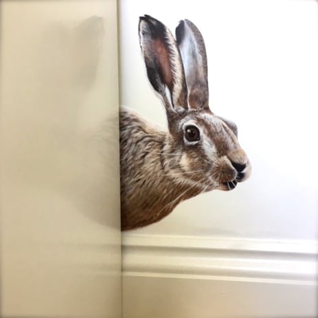 Image of Hartley Hare ~ Wall sticker 