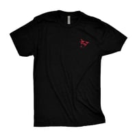 RUSTY SUPERHERO BLACK T SHIRT