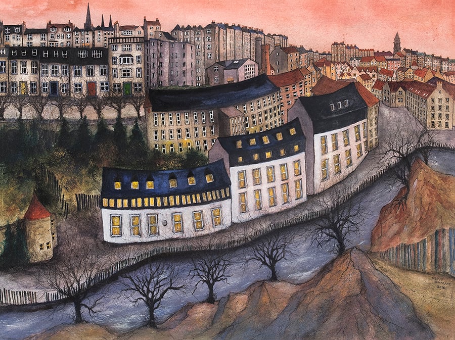 Image of Dean Village, Edinburgh (Sunset)