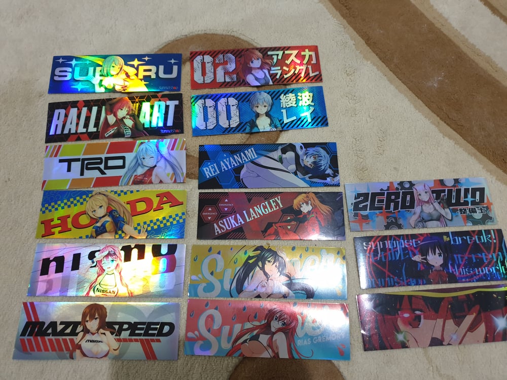 Limited oil slick slap sticker V1 summer shop