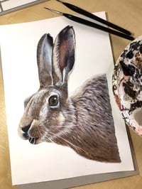 Image 1 of Hartley Hare ~ Removable Wall sticker