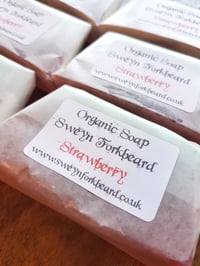 Image 2 of Soap Strawberry with Natural Strawberry Seeds (Pack of 3)