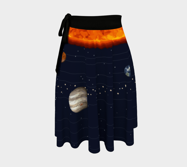 Image of Solar System Wrap Skirt